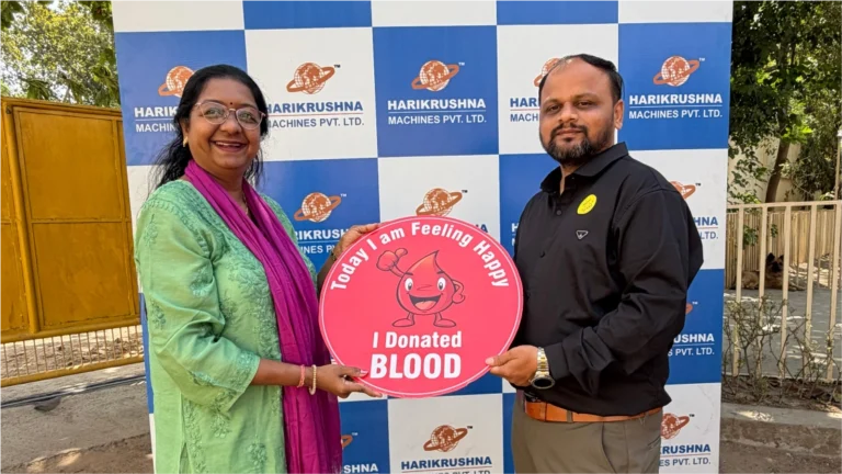 Blood Donation Drive at Harikrushna Machines