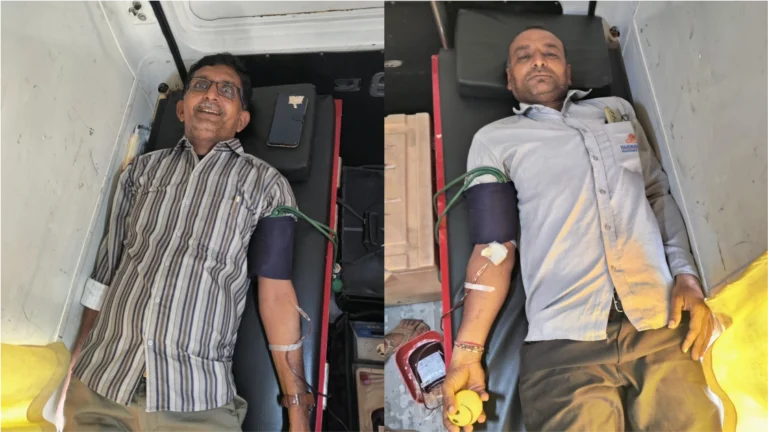 Blood Donation Drive at Harikrushna Machines